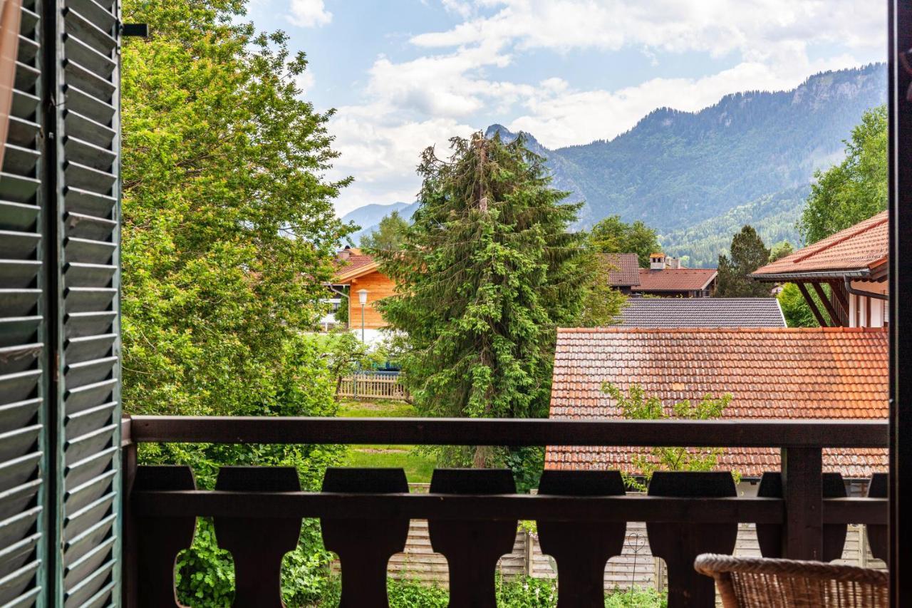 Ferienwohnung Bergblick Unterammergau Kültér fotó